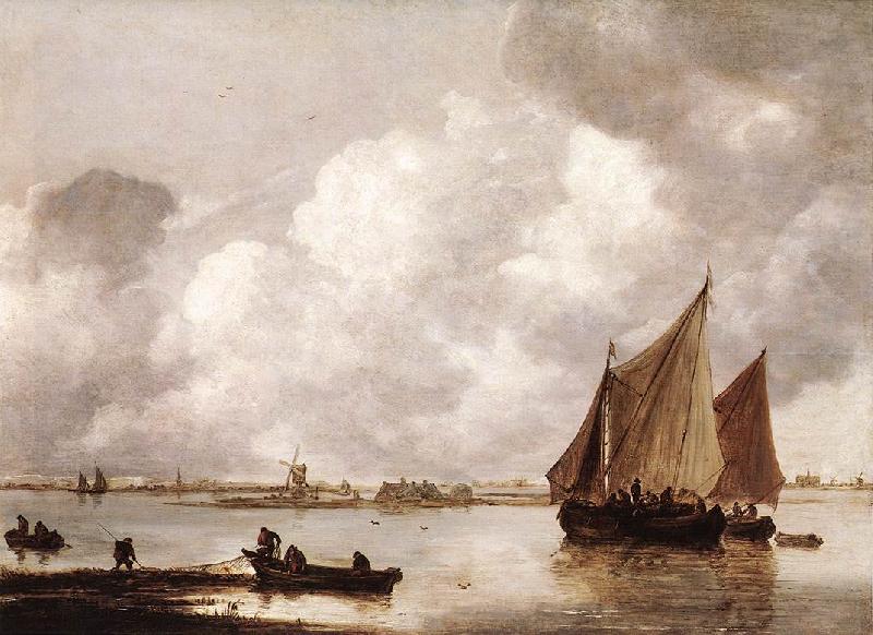 GOYEN, Jan van Haarlemer Meer dg France oil painting art